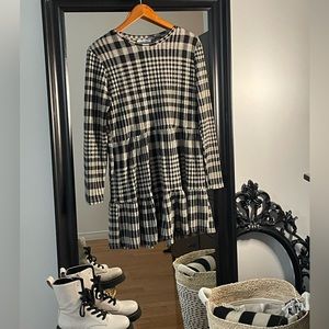 Zara plaid dress